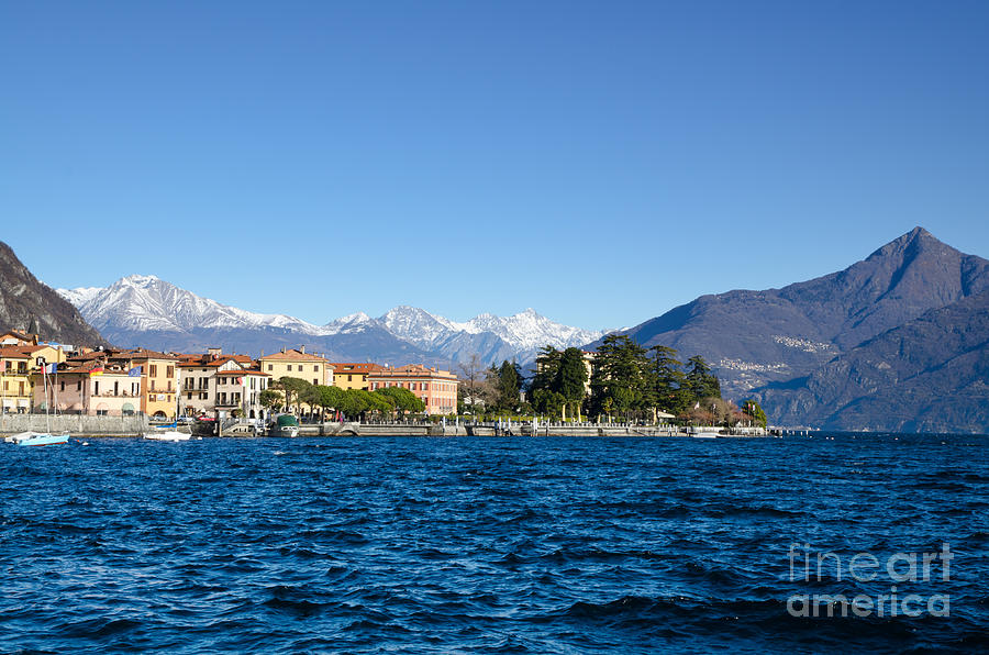 Village on the lake front Photograph by Mats Silvan