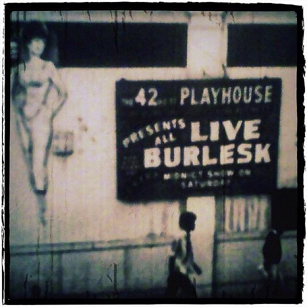 Vintage Photograph - Vintage 42nd Street Burlesque by Natasha Marco