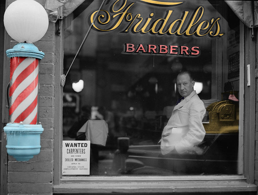 Vintage Barbershop 2 Photograph by Andrew Fare