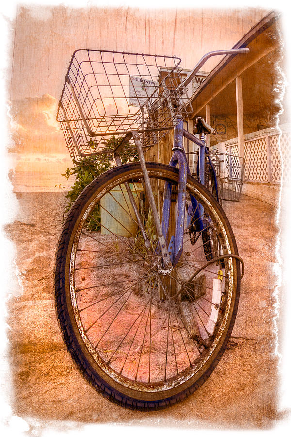 Vintage  Bicycle Photograph by Debra and Dave Vanderlaan