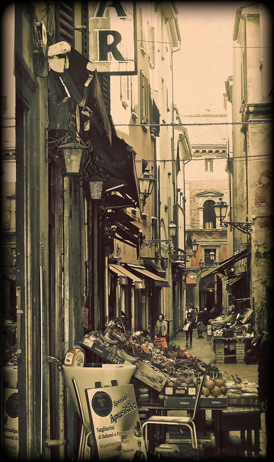Vintage Marketplace Bologna Italy Photograph by Femina Photo Art By Maggie