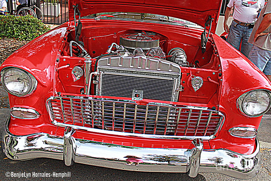 Vintage Car Hood Photograph by BenjieLyn Hemphill - Fine Art America