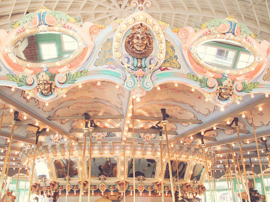 Vintage Carousel Photograph by Carole Rockman