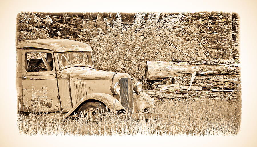 Vintage Chevy Truck Photograph by Steve McKinzie