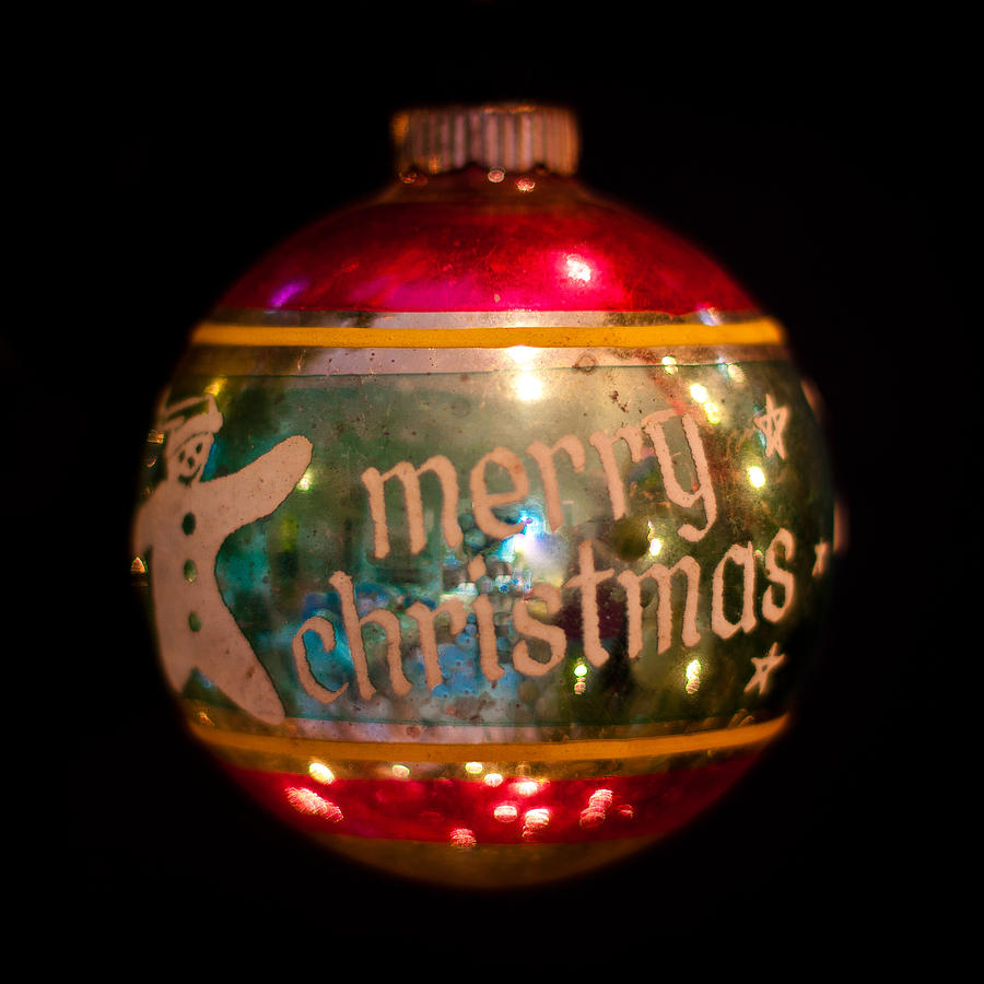 Vintage Christmas Ornament III Photograph by David Patterson
