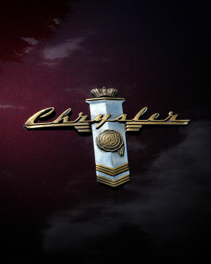 Vintage Chrysler Badge Photograph by Steve McKinzie - Fine Art America