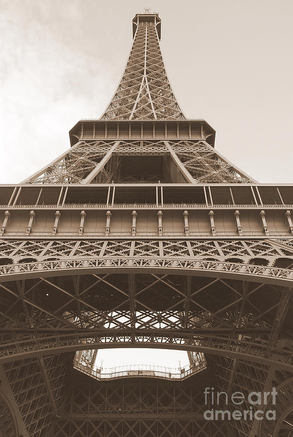 Vintage Eiffel Tower Photograph by Ivy Ho