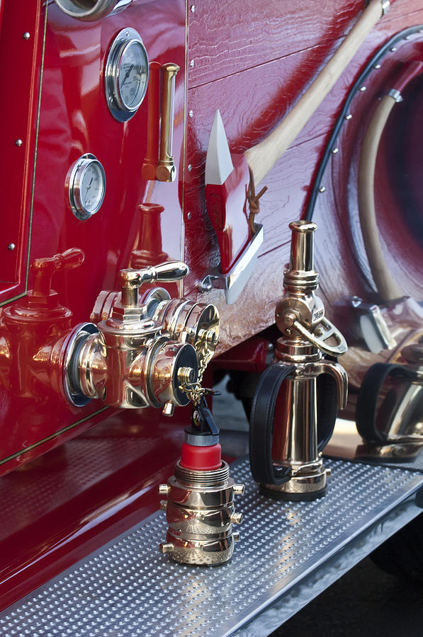 Vintage Fire Truck 1 Photograph by Jill Reger