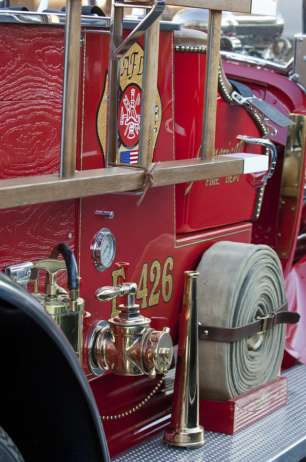 Vintage Fire Truck 2 Photograph by Jill Reger