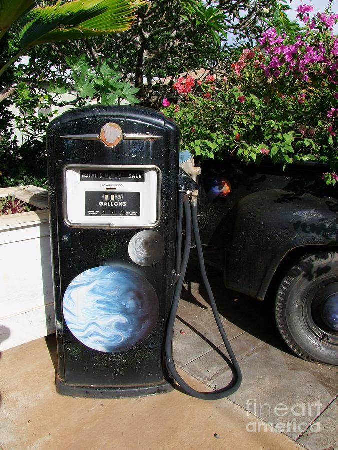 Vintage Gas Pump Photograph