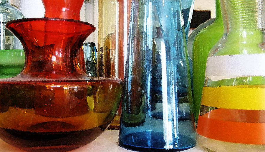 Vintage Glassware Photograph by Rich Franco