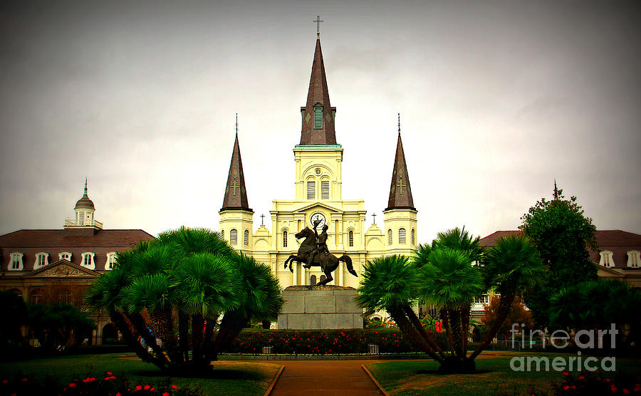 Vintage Jackson Square Photograph by Perry Webster