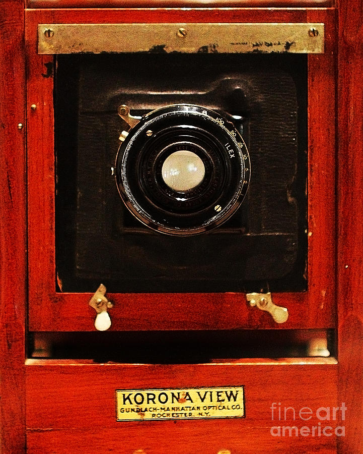 Camera Photograph - Vintage Korona View Camera . 7D13356 by Wingsdomain Art and Photography
