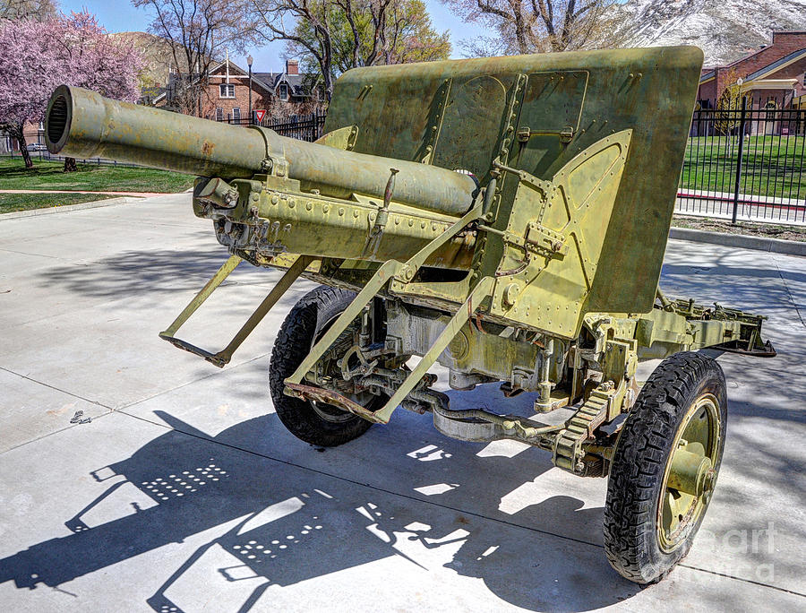 Vintage Military Howitzer  Photograph by Gary Whitton