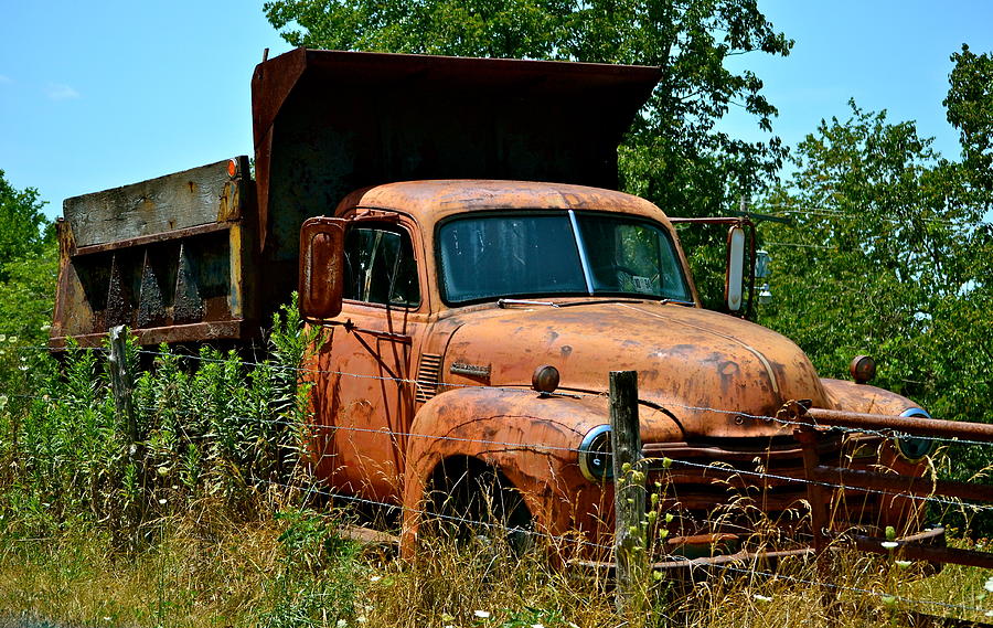 Vintage Old Time Truck Photograph by Peggy Franz