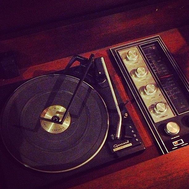 Vintage Record Player Photograph by Joey Maese