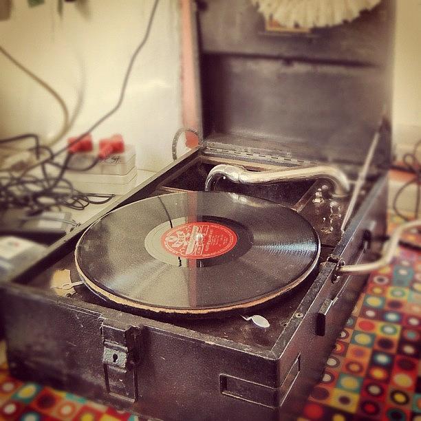 Vintage Photograph - #vintage #record #player #turntable by Dustin Ross