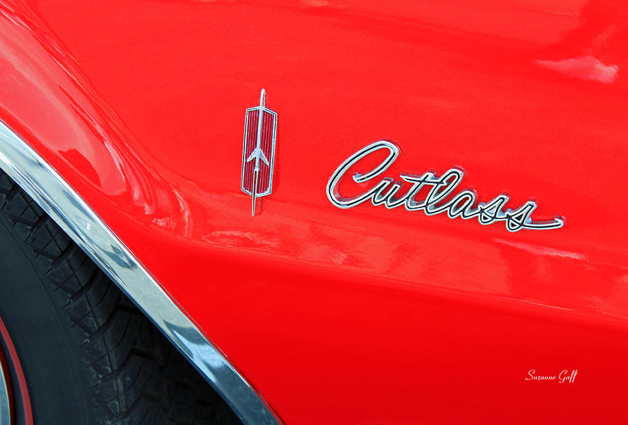 Vintage Red Cutlass Photograph by Suzanne Gaff
