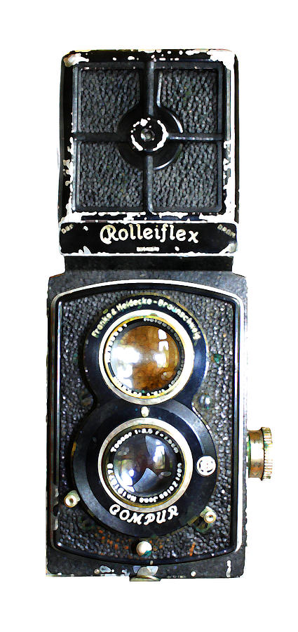 Vintage Rolleiflex Digital Art by Geoff Strehlow