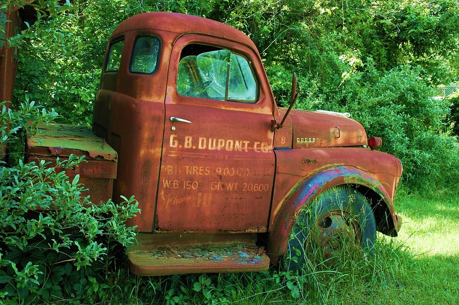 Vintage Rusted Dodge Truck Digital Art By Kirk Mathew Gatzka - Fine Art ...