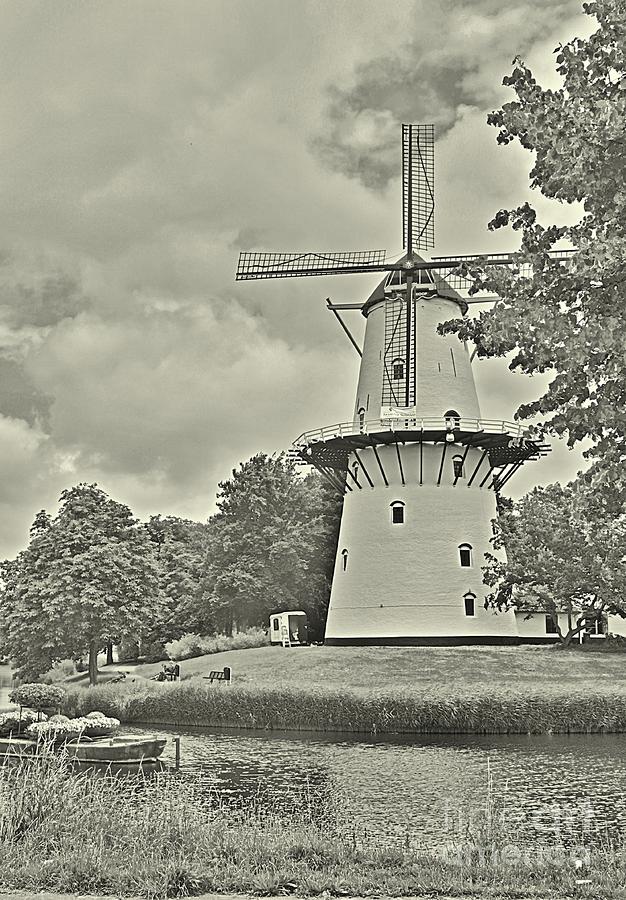 Vintage Windmill Photograph by Lauren Serene