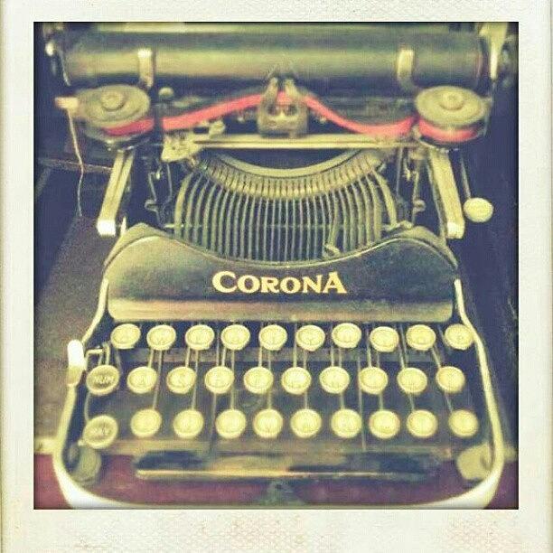 Vintage Photograph - #vintagetypewriter #typewriter by Joy O