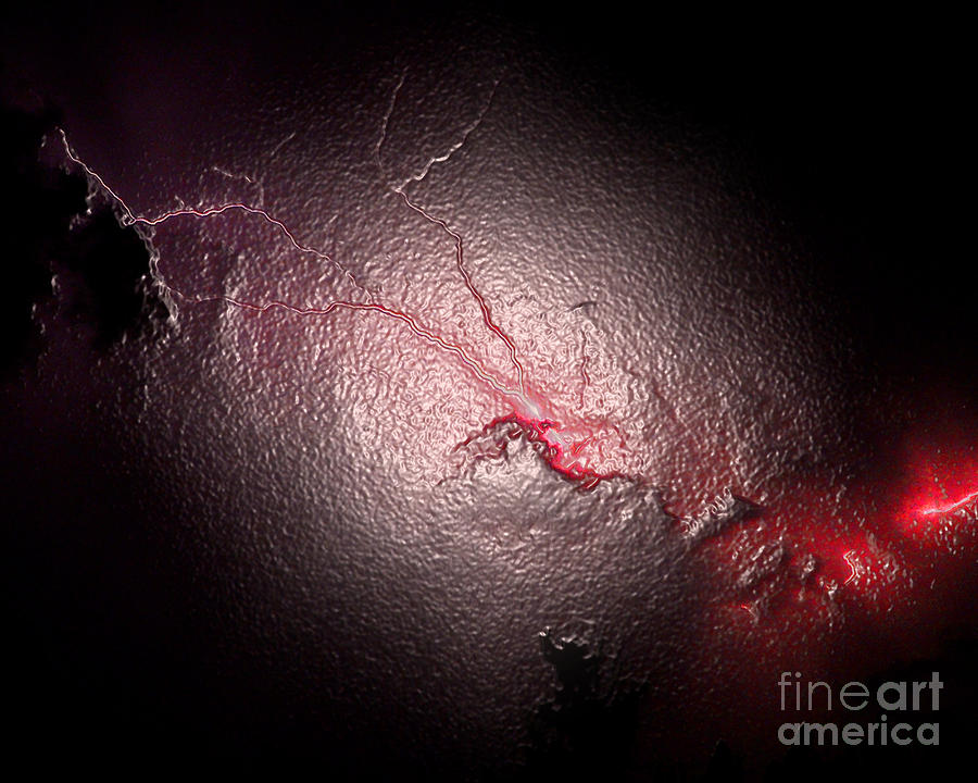 Violent Veins - Digital Art Photograph by Al Powell Photography USA
