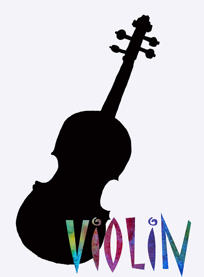 Violin Digital Art by Jenny Armitage