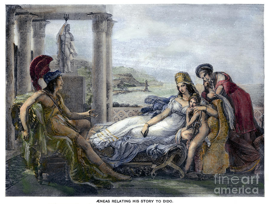 Virgil - The Aeneid Painting by Granger