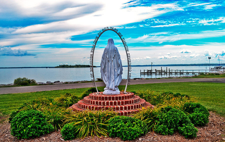 Pier Photograph - Virgin Mary by Kelly Reber