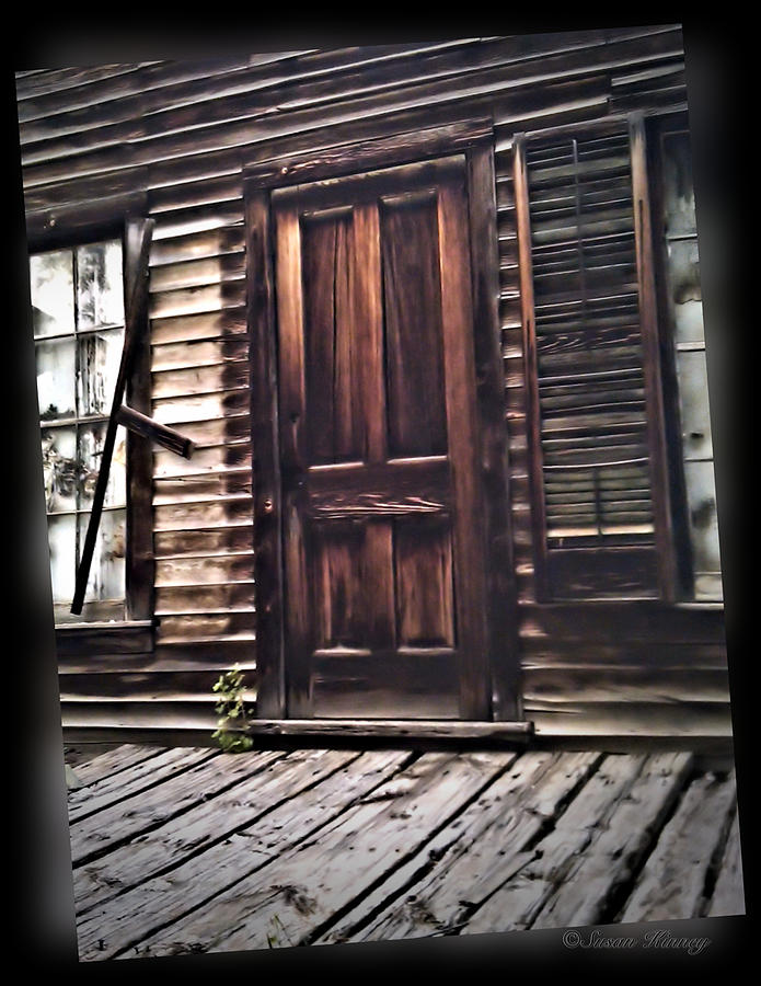 Ghost Town Photograph - Virginia City Ghost Town Door I by Susan Kinney