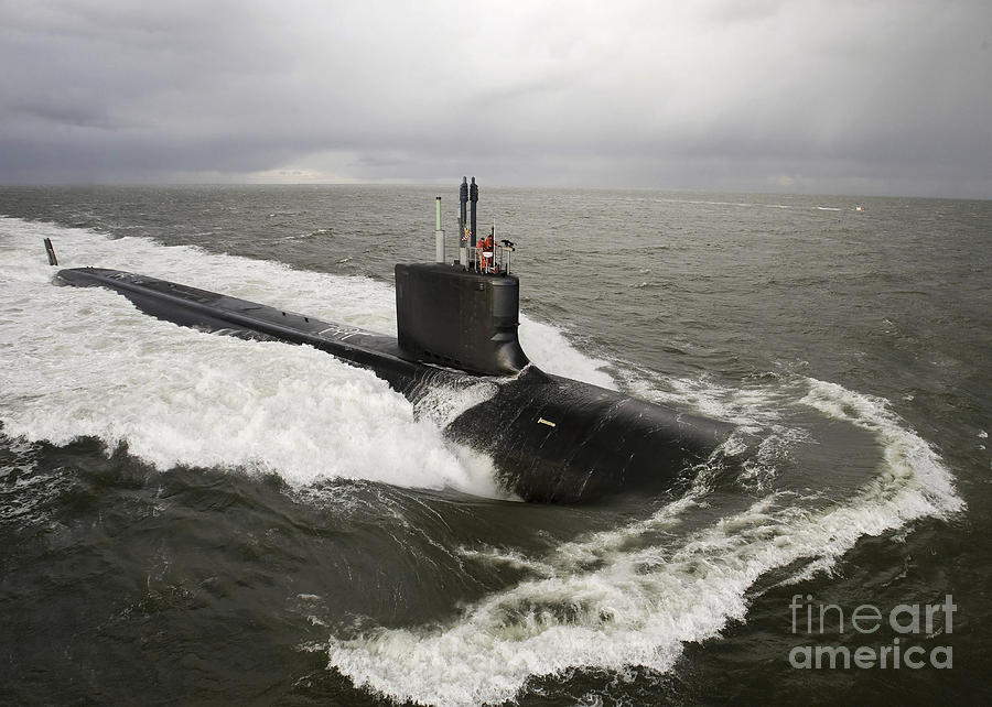 Virginia-class Attack Submarine Photograph by Stocktrek Images