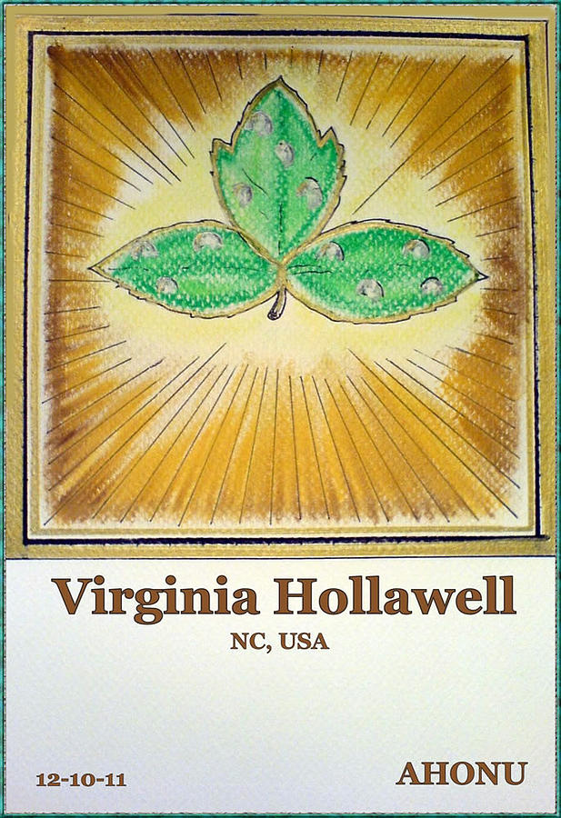 Virginia Hollawell Painting by AHONU Aingeal Rose