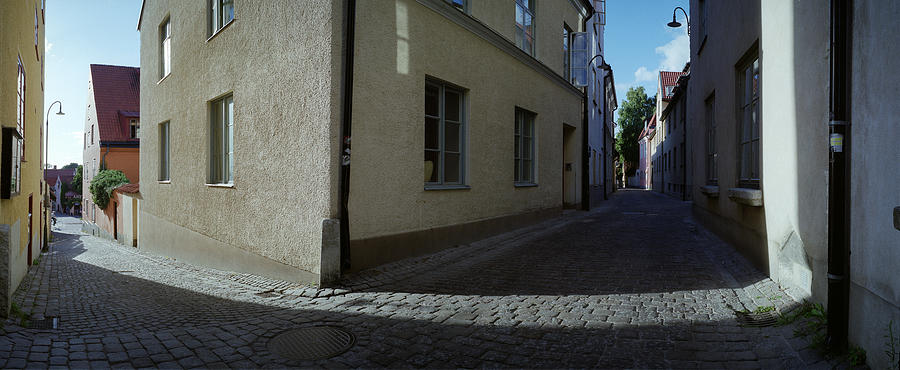 Visby Street - Walled City Photograph by Jan W Faul