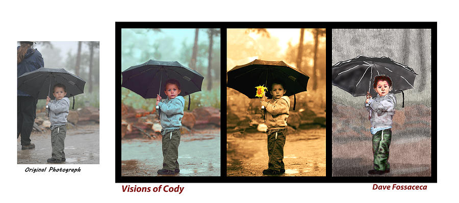 Visions of Cody Digital Art by David Fossaceca
