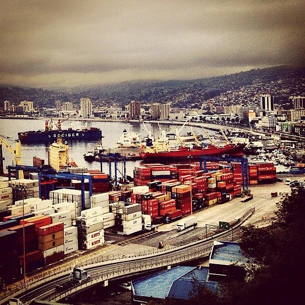 City Photograph - Vista De #valparaiso #chile #sight #city by Handres En Baires