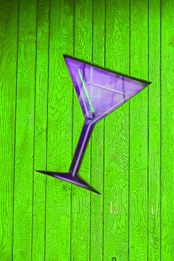 Vituccis Door Green Digital Art by Geoff Strehlow
