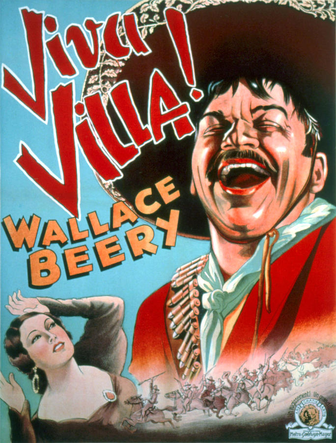 Movie Photograph - Viva Villa, Fay Wray, Wallace Beery by Everett