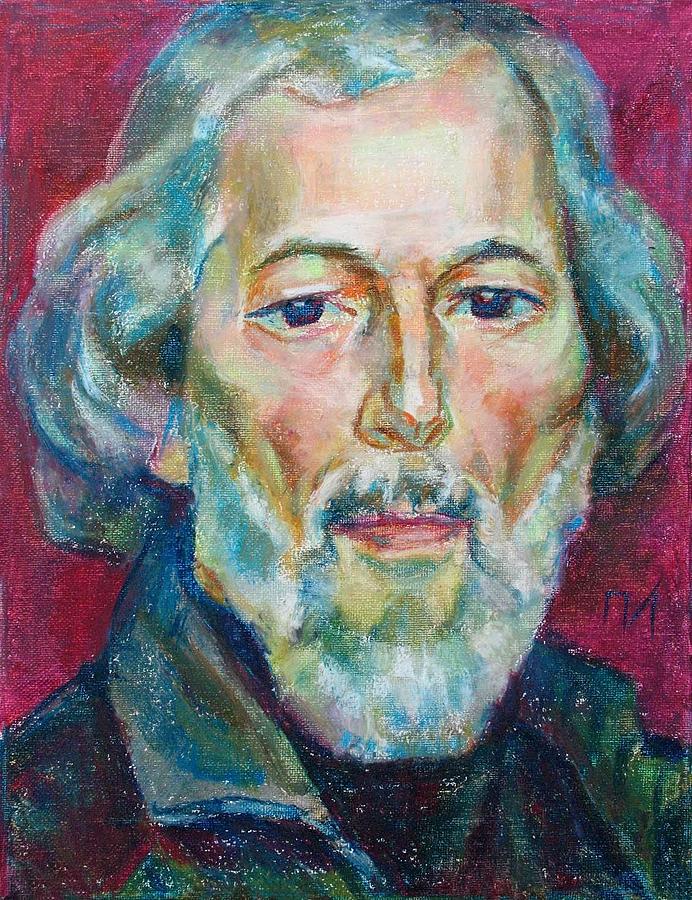 Portrait Painting - Vladimir Letuchiy by Leonid Petrushin