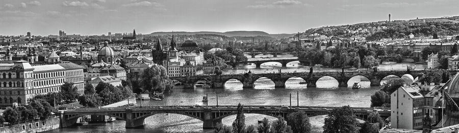Vltava River Prague Photograph by Jason Wolters