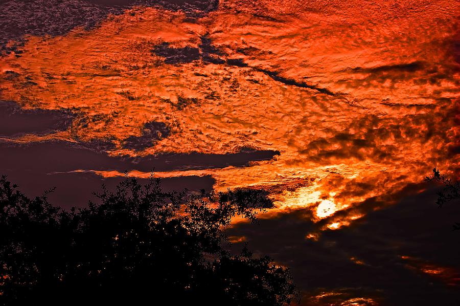 Volcanic Sky Photograph by DigiArt Diaries by Vicky B Fuller