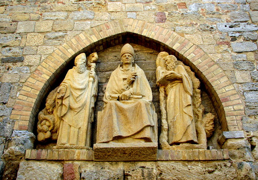 Volterra Carving Photograph by Carla Parris