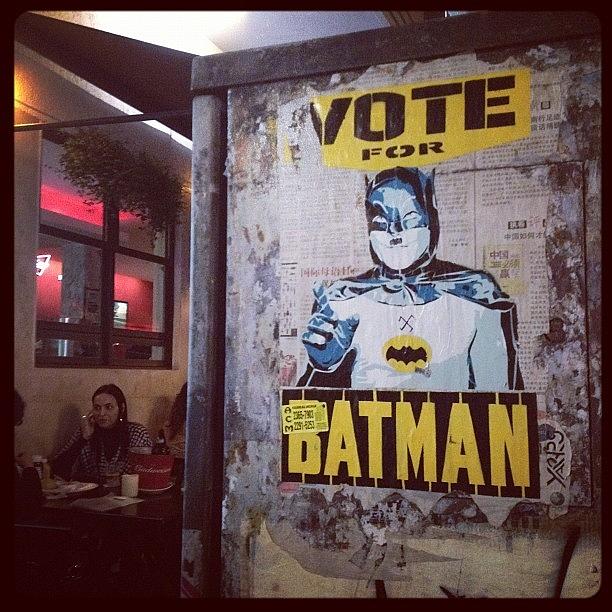 Augusta Photograph - Vote For Batman #augusta #saopaulo by Tralheria Paralela
