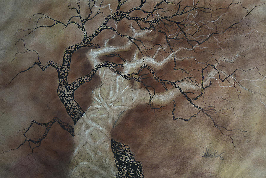 Tree Pastel - Vriksha 02 by Shankar Subramaniam