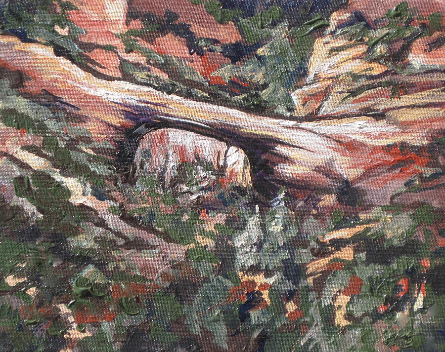 Vultee Arch Painting by Sandy Tracey