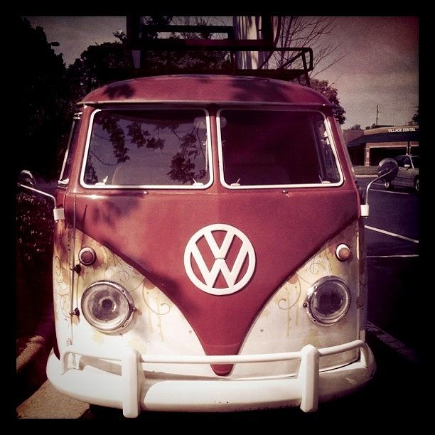 Vw Photograph - VW bus by Brooke Cain