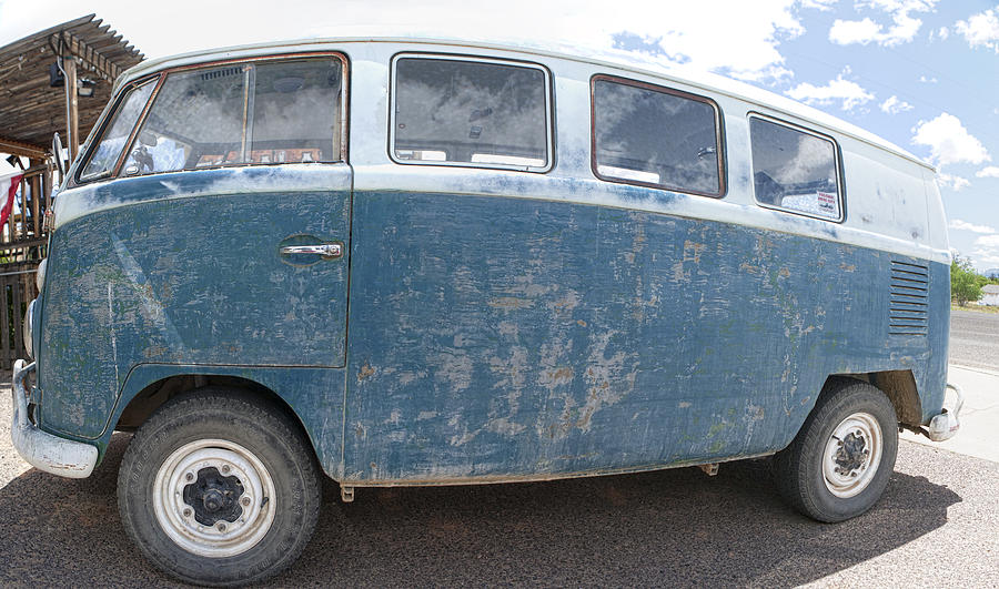 VW Bus with Perfect Patina Photograph by Gregory Scott