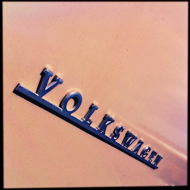 Emblem Photograph - #vw #volkswagon #volkswagen #rear by Exit Fifty-Seven