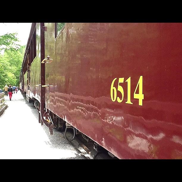 Wagon 6514. Smokey Mountain Train Photograph by Christian Kennedy