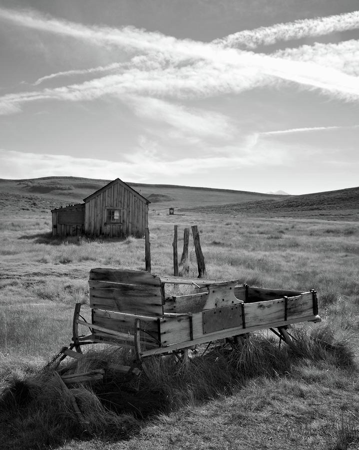 Wagon at Bodie Photograph by Matt MacMillan